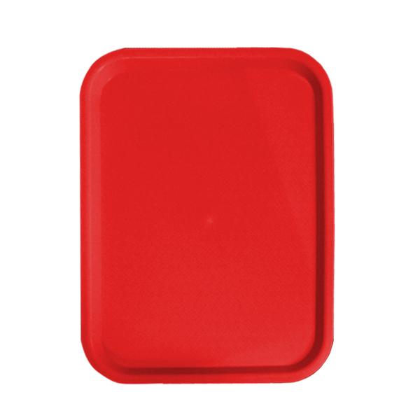 14" x 18" Red Fast Food Tray